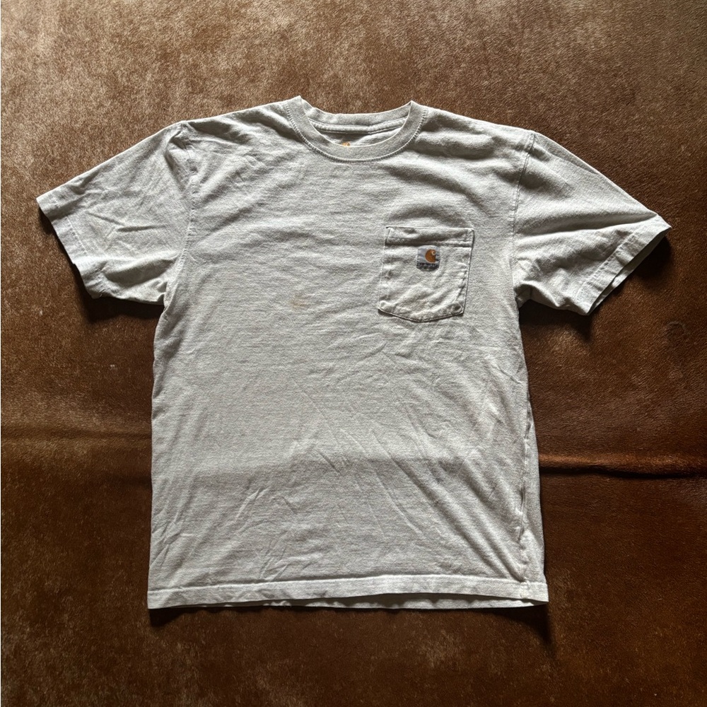 Carhartt Light Gray Short Sleeve Tee